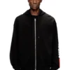 s-boxt-zip-hood-div Logo yamalı kapüşonlu sweatshirt