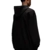 s-boxt-zip-hood-div Logo yamalı kapüşonlu sweatshirt