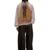 s-boxton-hood Baskılı ve çivili kapüşonlu sweatshirt