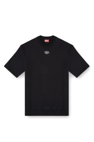 s-cooling-l1 Metalik logolu yarım kollu sweatshirt