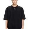 s-cooling-l1 Metalik logolu yarım kollu sweatshirt