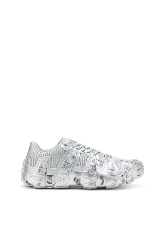 s-d-griffe low S-D-Griffe-Metallic spor ayakkabı, file ve PU