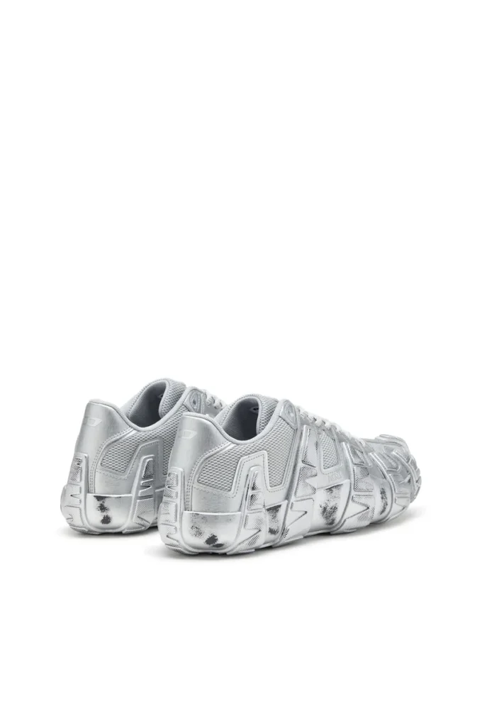 s-d-griffe low S-D-Griffe-Metallic spor ayakkabı, file ve PU