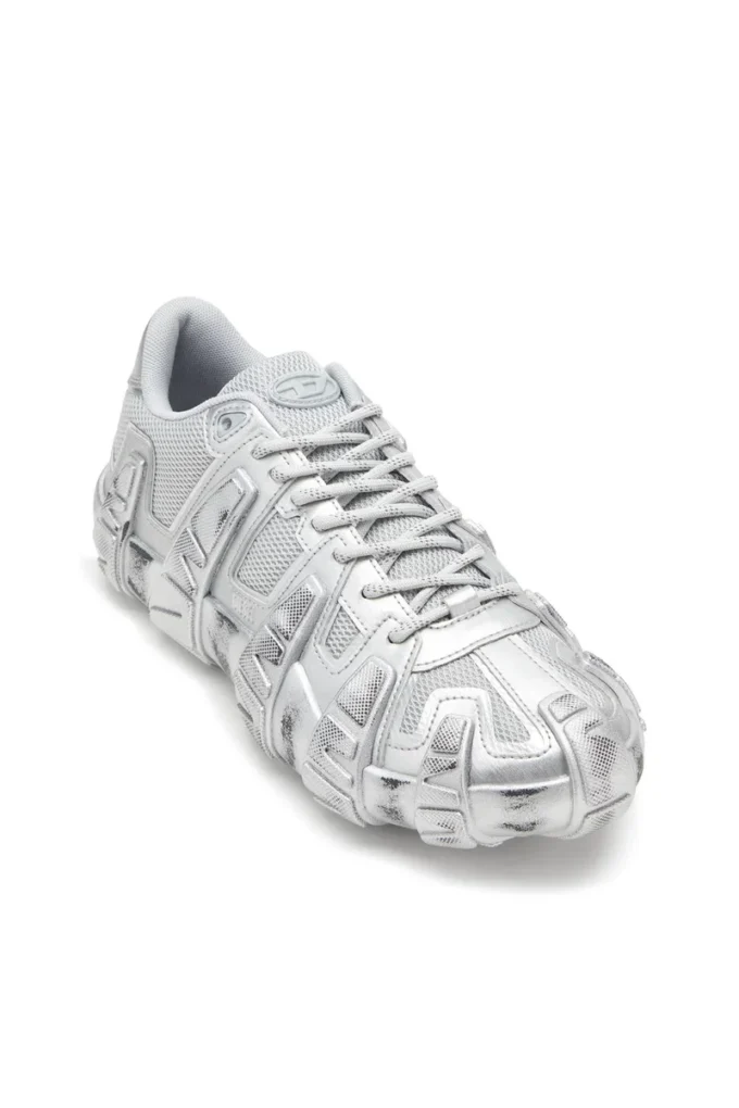 s-d-griffe low S-D-Griffe-Metallic spor ayakkabı, file ve PU
