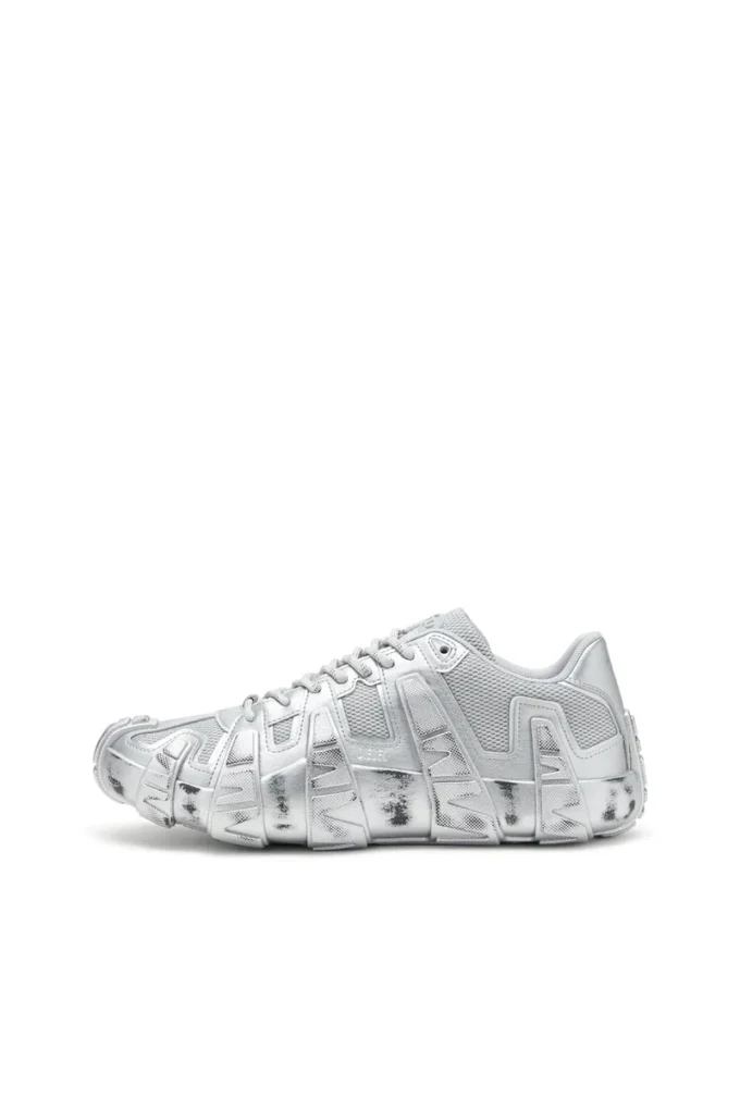 s-d-griffe low S-D-Griffe-Metallic spor ayakkabı, file ve PU
