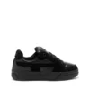 s-d-ollie low D-Ollie-Monochrome süet ve deri spor ayakkabı