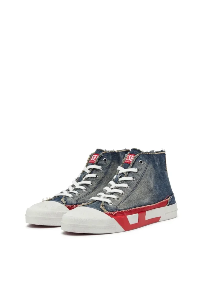 s-d-verse mid ii D-Verse-Yüksek bilekli, D logolu kot sneaker s-d-verse mid ii D-Verse-Yüksek bilekli, D logolu kot sneaker