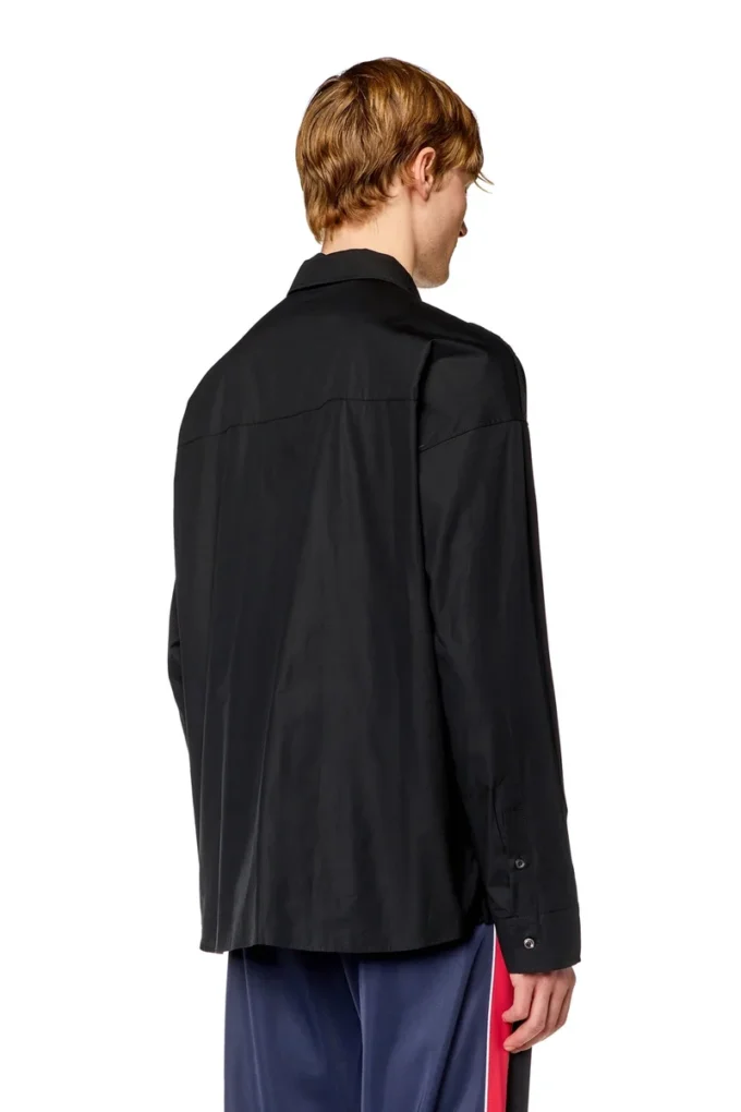 s-gander-r Jersey ve poplin yarım fermuarlı gömlek