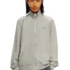 s-ginni-zip-od Metalik logolu fermuarlı sweatshirt