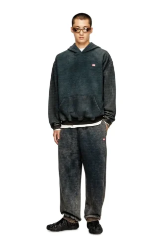 s-kai Kanguru cepli pamuklu kapüşonlu sweatshirt