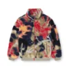 s-luke Graffiti motifli teddy-fleece ceket