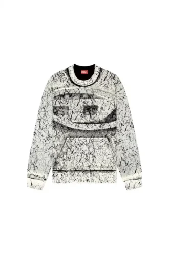 s-macoval Çatlak kaplamalı sweatshirt