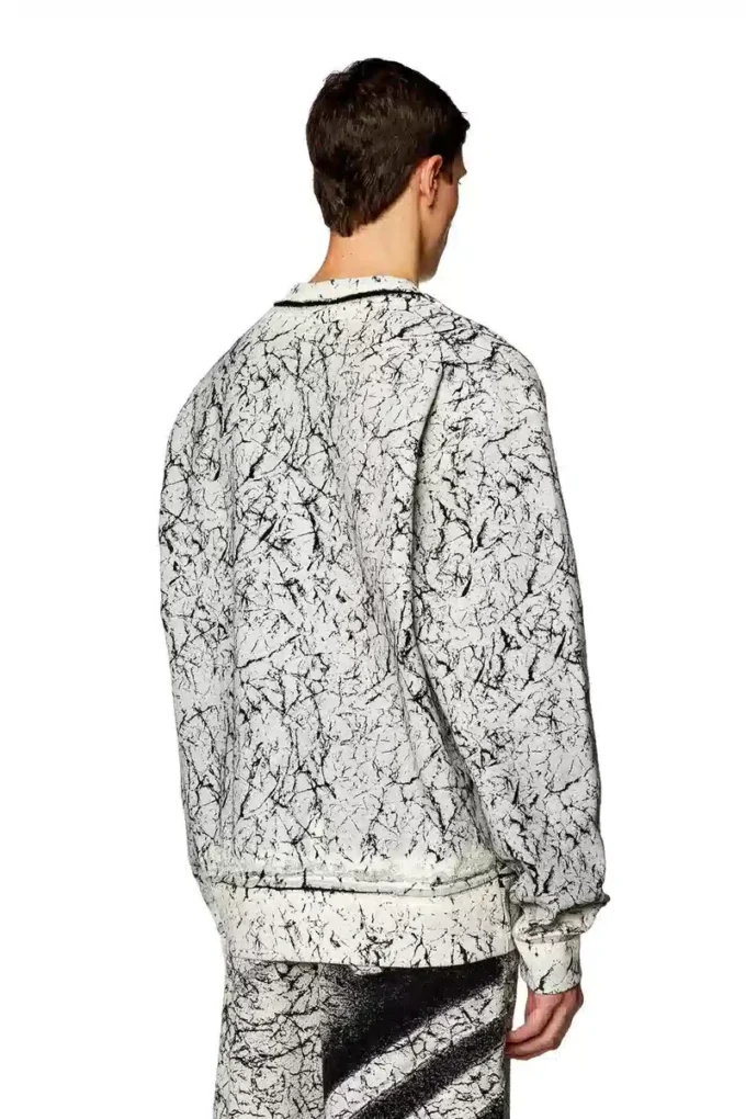 s-macoval Çatlak kaplamalı sweatshirt