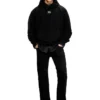 s-macs-hood-od Metalik logolu oversize kapüşonlu sweatshirt