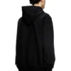 s-macs-hood-od Metalik logolu oversize kapüşonlu sweatshirt