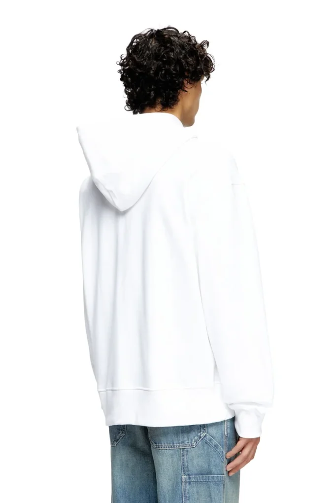 s-macs-hood-od Metalik logolu oversize kapüşonlu sweatshirt