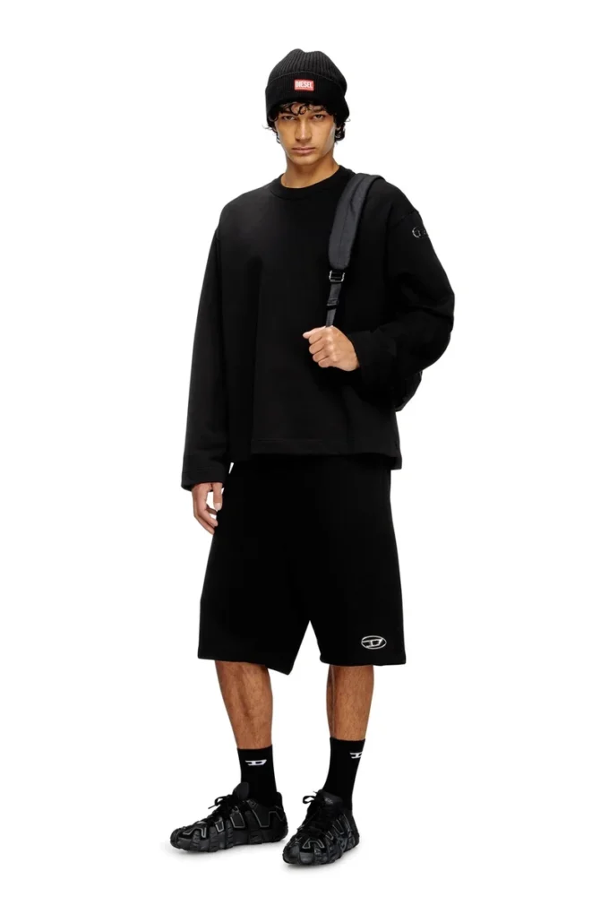 s-macsis-od Metalik logolu sweatshirt