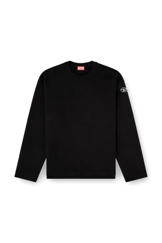 s-macsis-od Metalik logolu sweatshirt
