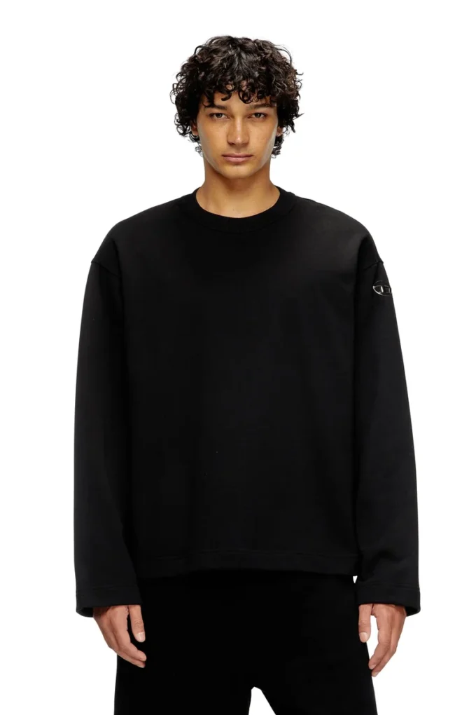 s-macsis-od Metalik logolu sweatshirt