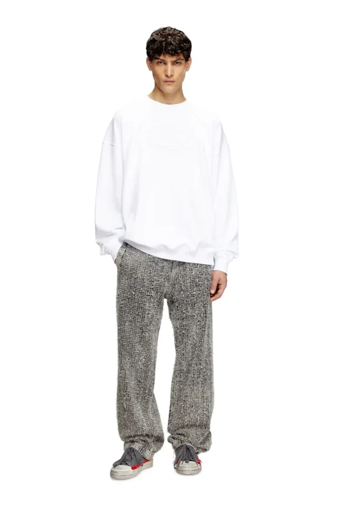 s-mart-bigoval Kabartmalı Oval D sweatshirt
