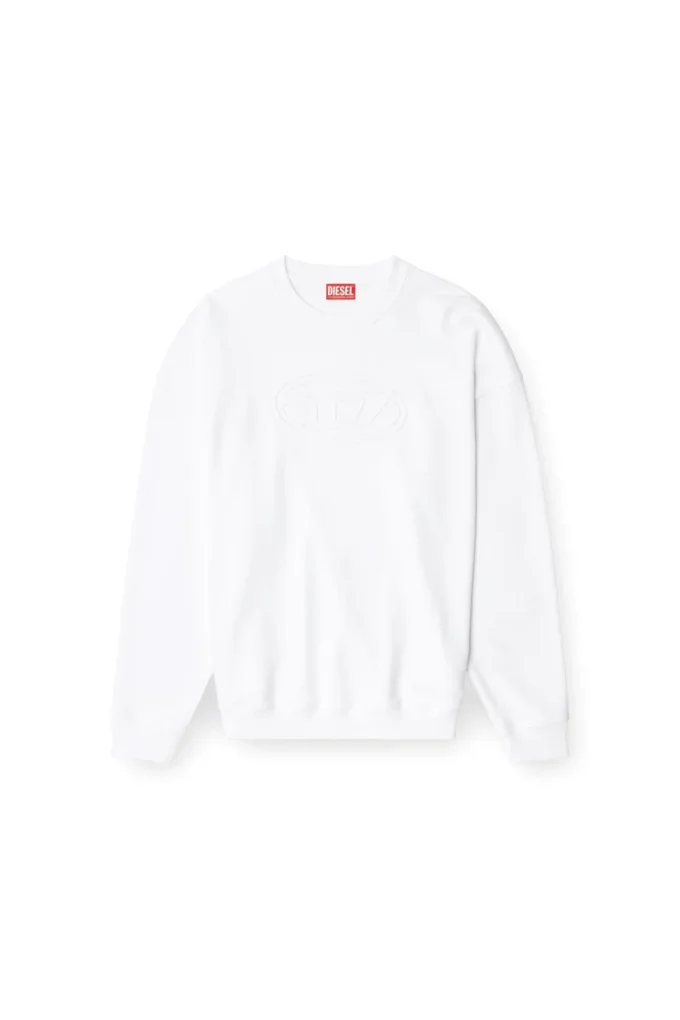 s-mart-bigoval Kabartmalı Oval D sweatshirt