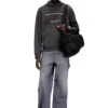 s-norman-hood D aplike pamuklu kapüşonlu sweatshirt