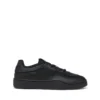s-oval skate low S-Oval Skate-Kumaş panelli deri spor ayakkabı