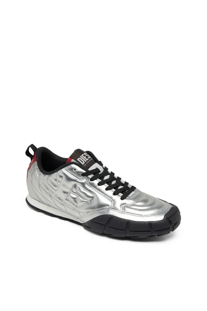 s-pagodha low w S-Pagodha-Quilted metalik spor ayakkabı