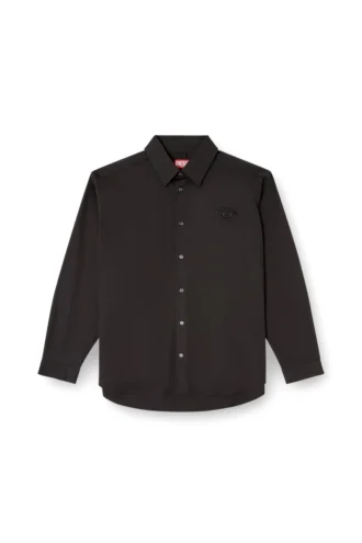 s-simply-gsbh Nakışlı streç poplin gömlek