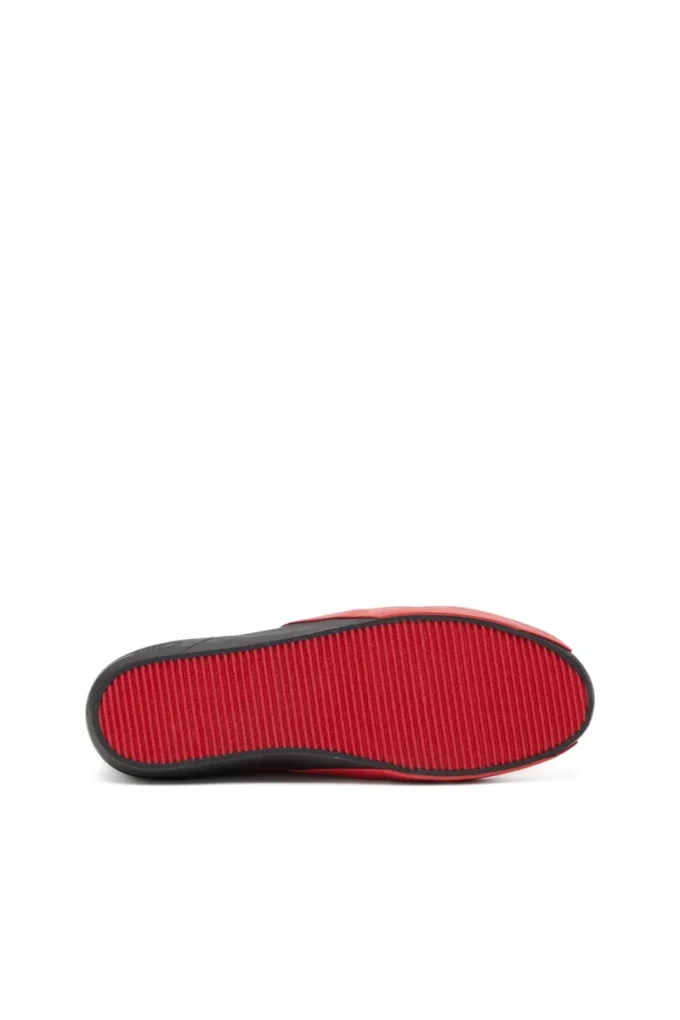s-slante-d low S-Slante-D-Sneakers süet ve deri, D logolu