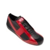 s-slante-d low S-Slante-D-Sneakers süet ve deri, D logolu