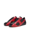s-slante-d low S-Slante-D-Sneakers süet ve deri, D logolu