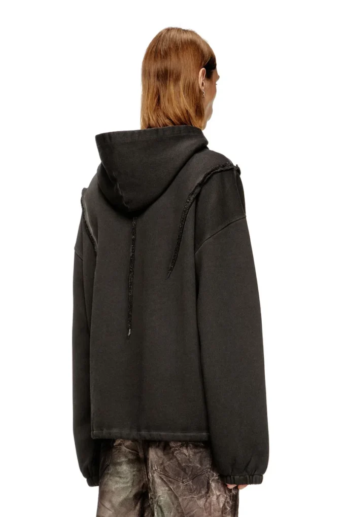 s-thug-hoodie Soluk efektli kapüşonlu sweatshirt
