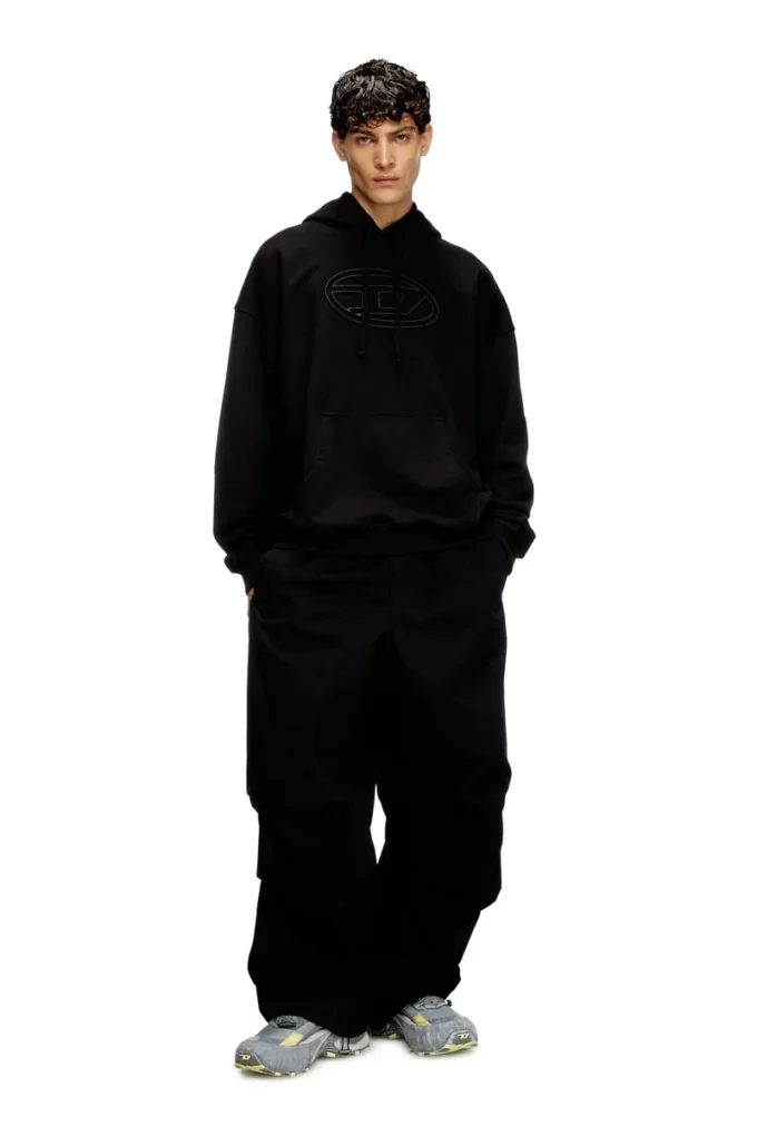 s-ummer-bigoval Kabartmalı Oval D Kapüşonlu Sweatshirt