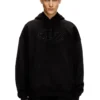 s-ummer-bigoval Kabartmalı Oval D Kapüşonlu Sweatshirt