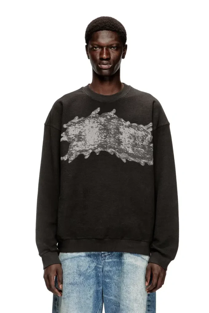 s-valentin-jmbv Graffiti baskılı sweatshirt