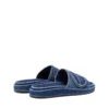 sa-slide d oval Sa-Slide D-Denim kabartmalı kayışlı terlikler