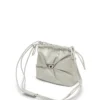 scrunch-d kova Parlak buruşuk deriden Scrunch-D-Bucket çanta
