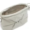 scrunch-d kova Parlak buruşuk deriden Scrunch-D-Bucket çanta