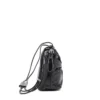 scrunch-d kova Parlak buruşuk deriden Scrunch-D-Bucket çanta
