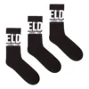 skm-ray-threepack 3’lü logo manşetli çorap seti