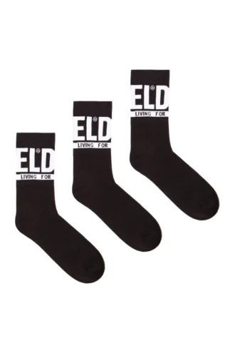 skm-ray-threepack 3’lü logo manşetli çorap seti