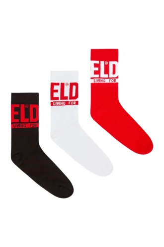 skm-ray-threepack 3’lü logo manşetli çorap seti