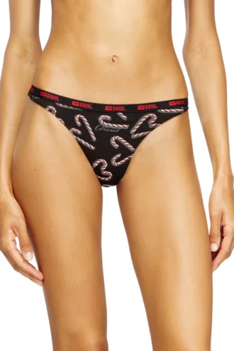 stars-utlt-3pack Şeker kamışı desenli üçlü tanga seti