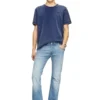 t-adjind-new Denim efektli eskitilmiş tişört t-adjind-new Denim efektli eskitilmiş tişört