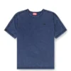 t-adjind-new Denim efektli eskitilmiş tişört t-adjind-new Denim efektli eskitilmiş tişört