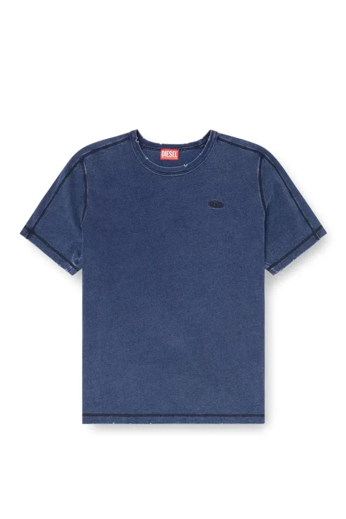 t-adjind-new Denim efektli eskitilmiş tişört t-adjind-new Denim efektli eskitilmiş tişört