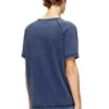 t-adjind-new Denim efektli eskitilmiş tişört t-adjind-new Denim efektli eskitilmiş tişört