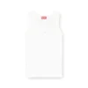 t-anki-od Metalik Oval D logolu dar ribana tank top