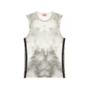 t-bisket Baskılı file tank top